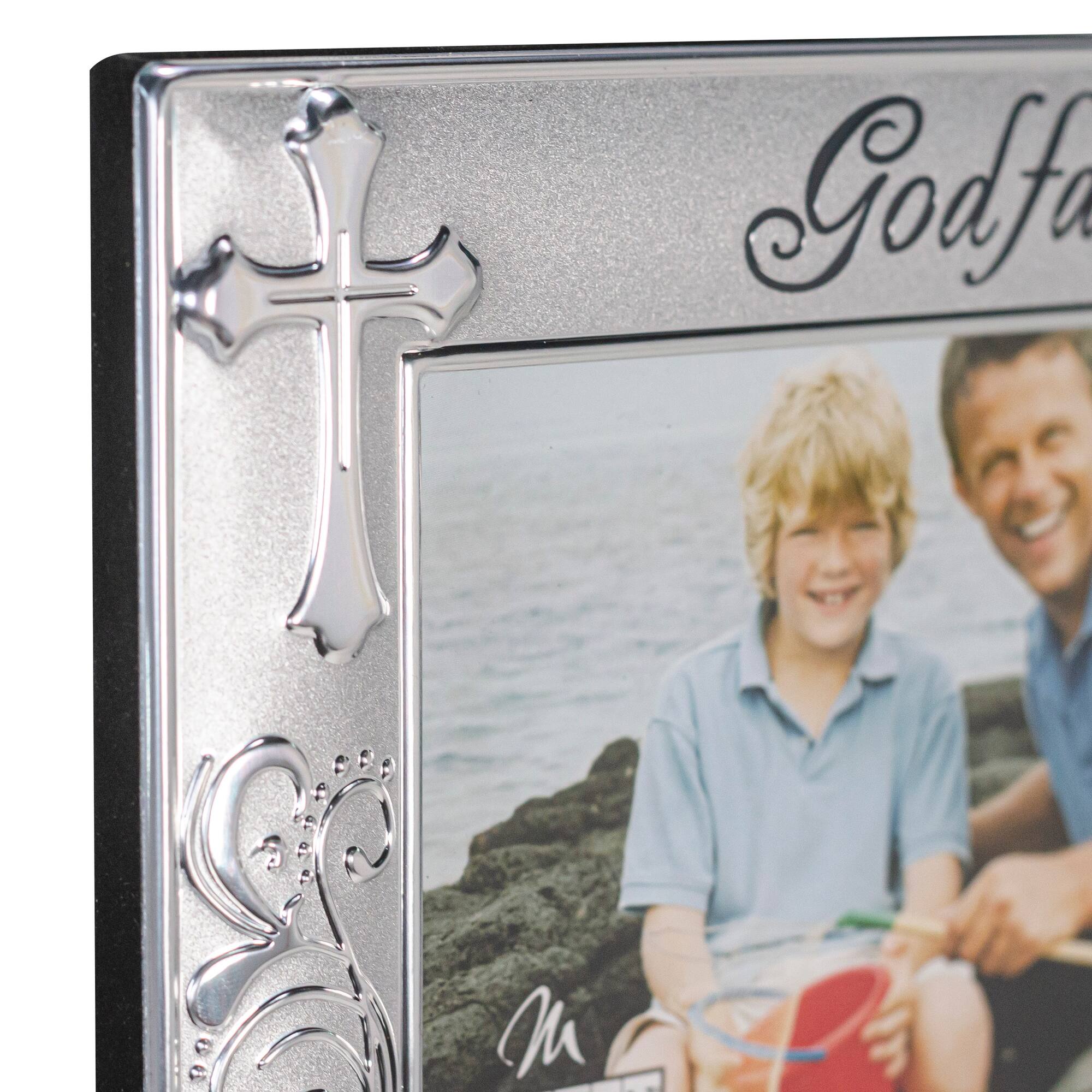 Malden International Designs Godfather 4" x 6" Stamped Metal Frame